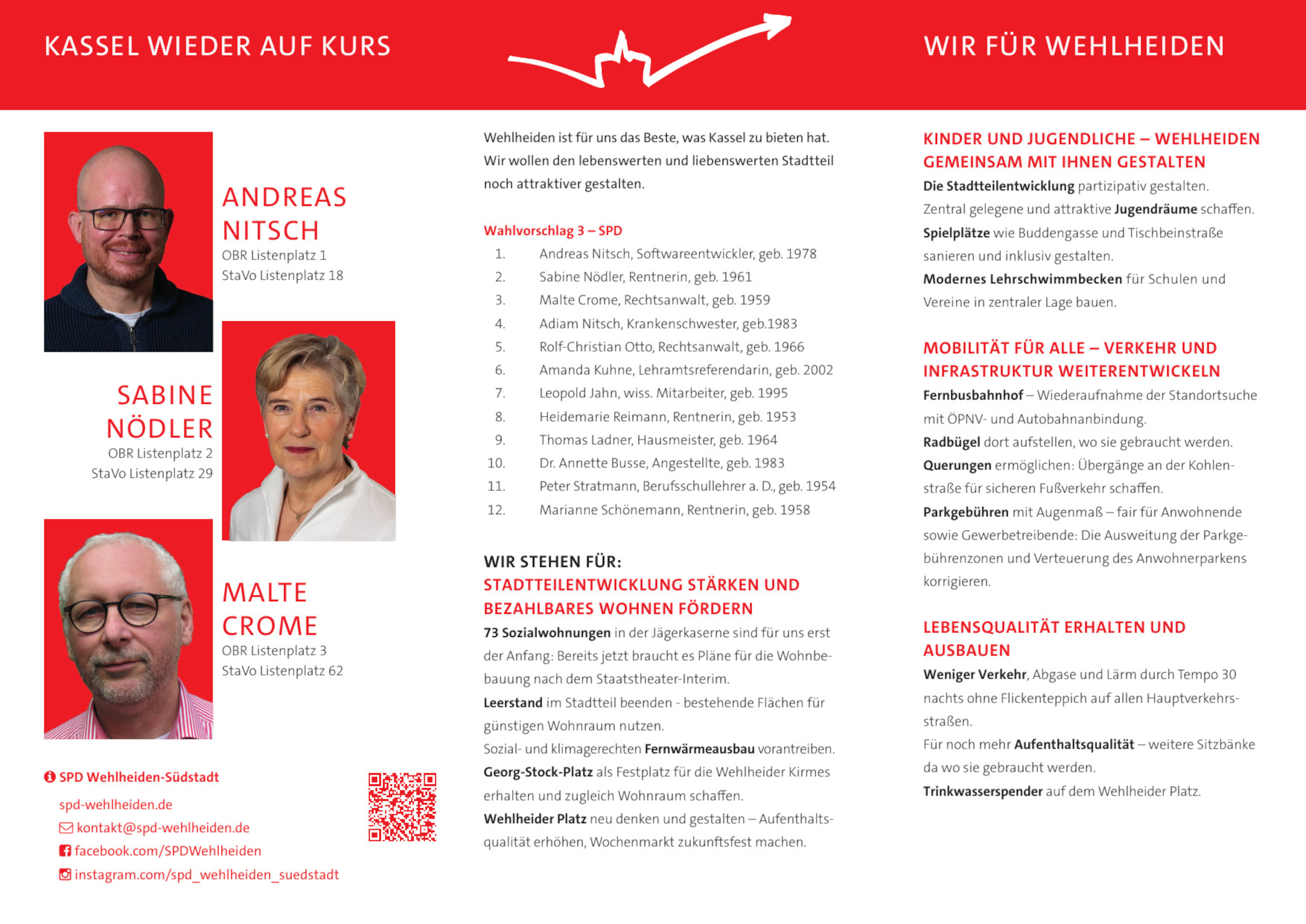 Ortsbeiratsflyer Vorderseite